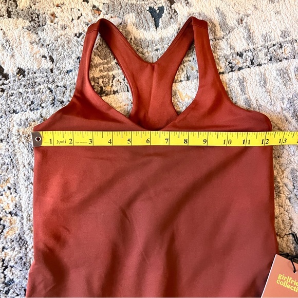 GIRLFRIEND‎ COLLECTIVE Racer Lola V-Neck Dress Size XS NWOT - Picture 3 of 4